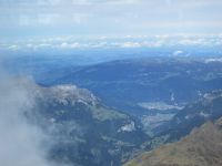 Blick von der Sphinx auf Interlaken