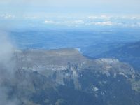 Blick von der Sphinx auf einen Zipfel des Thuner Sees