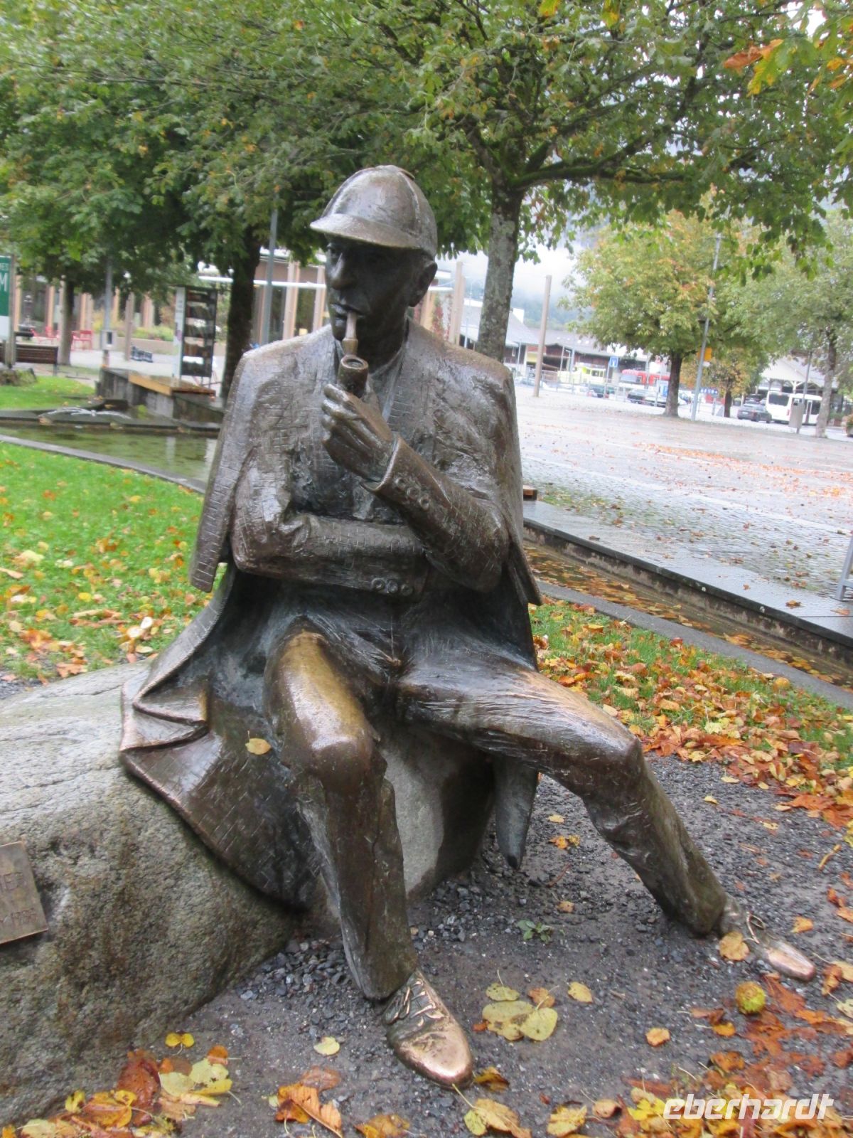 Sherlock Holmes Statue in Meiringen