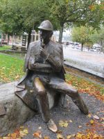 Sherlock Holmes Statue in Meiringen