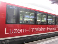 Fahrt mit der Zentralbahn von Meiringen nach Luzern