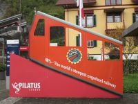 Pilatusbahn: maximale Steigung von 48%