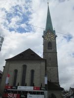 Zürich: Fraumünster und VIP Loge der Rad WM