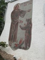 St. Gallen: Heiliger Gallus mit dem Bär