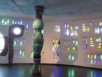 Flaschenwand Markthalle Altenrhein