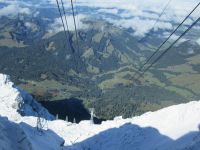 es hat bis auf 1800 m geschneit