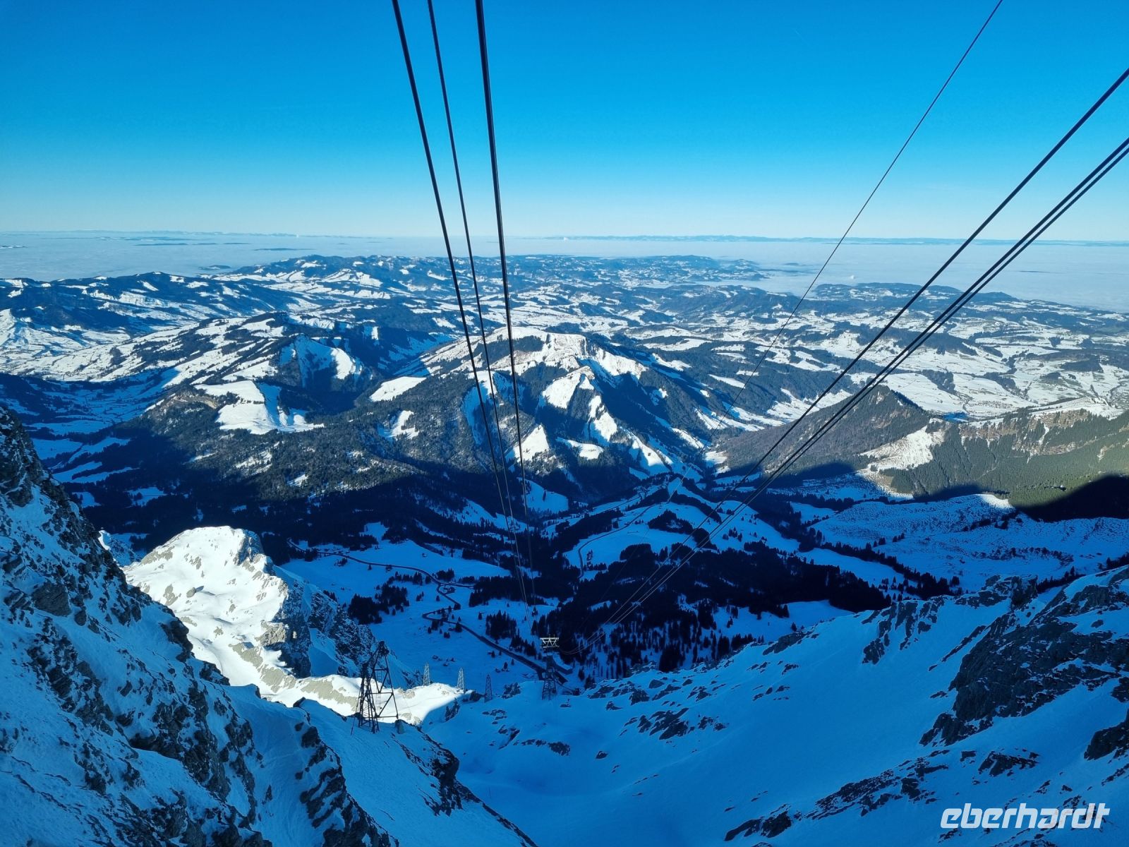 Talfahrt vom Säntis zur Schwägalp...