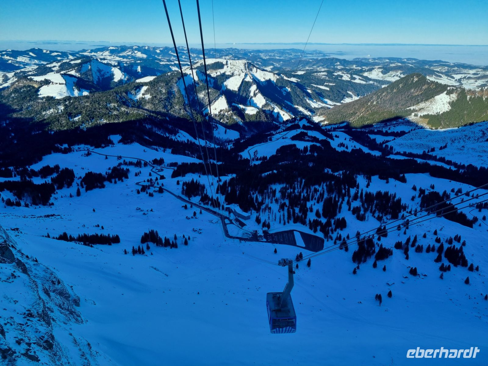 Talfahrt vom Säntis zur Schwägalp...