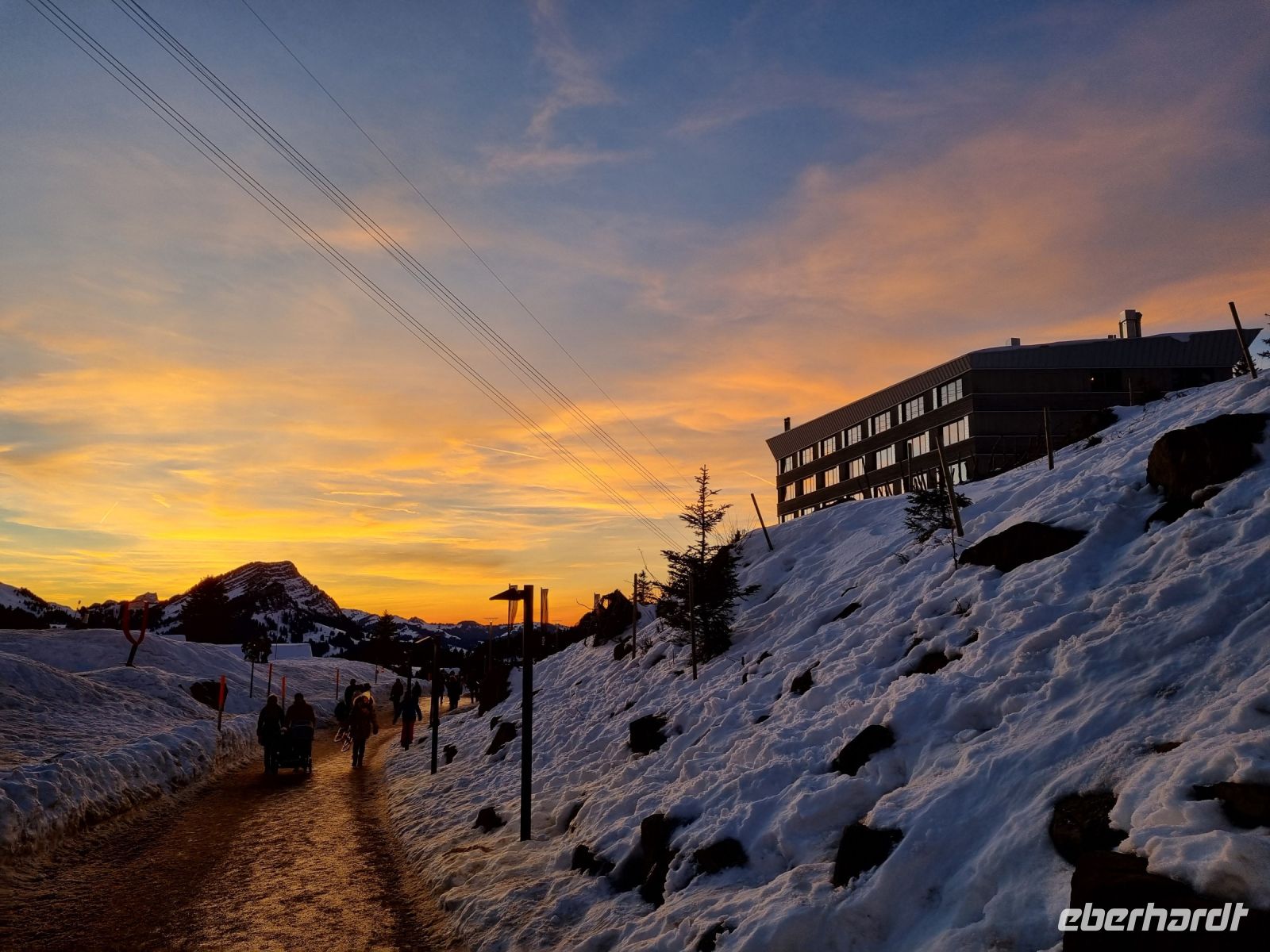 Abendstimmung auf der Schwägalp 