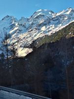 024 Fahrt mit dem Bernina Express - Blick zum Morteratschgletscher