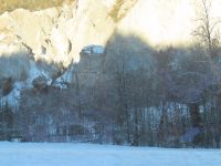 127 Fahrt auf der Strecke des Glacier Express durch die Rheinschlucht