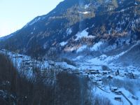 171 Rückfahrt mit dem Bus durch die verschneite Landschaft