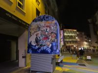 096 Basler Fasnacht - Die Laternen für den Morgenstraich stehen bereit