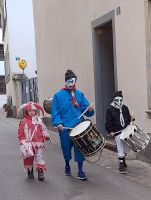 380 Basler Fasnacht - Gässele - Die Fasnächtler ziehen durch die Stadt