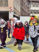 391 Basler Fasnacht - Gässele - Die Fasnächtler ziehen durch die Stadt