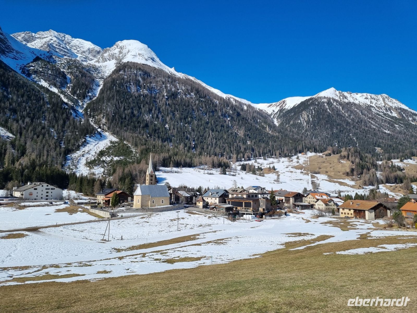Fahrt mit dem Bernina-Express - Bergün