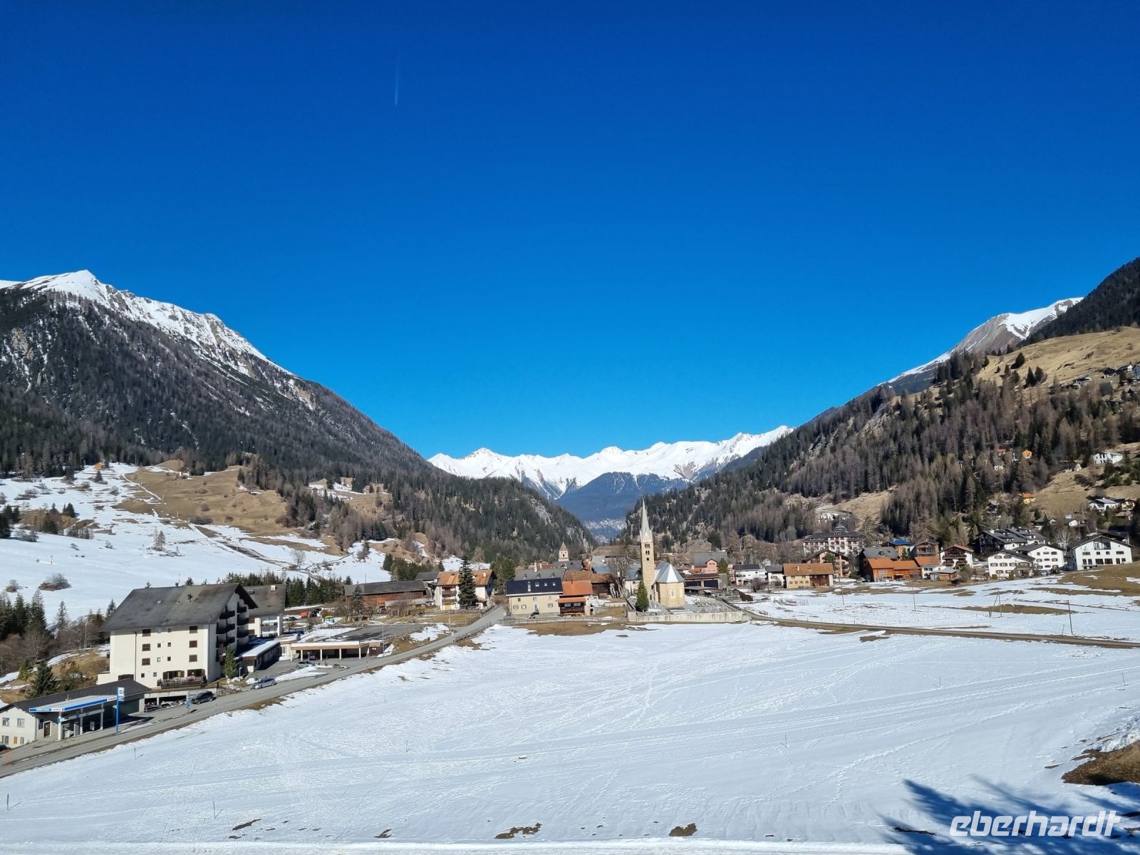 Fahrt mit dem Bernina-Express - Bergün
