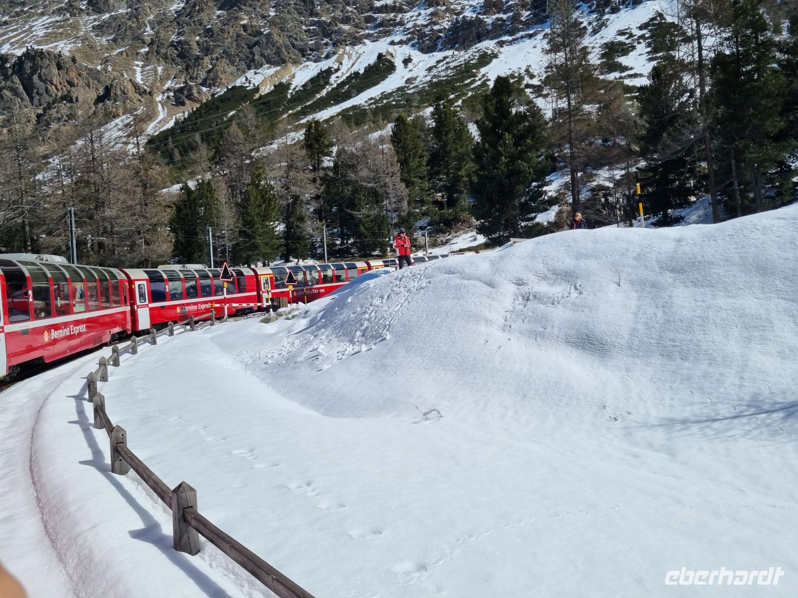 Fahrt mit dem Berina--Express...