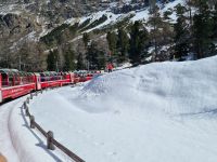 Fahrt mit dem Berina--Express...