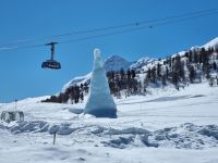 Fahrt mit dem Bernina-Express - Diavolezza-Seilbahn