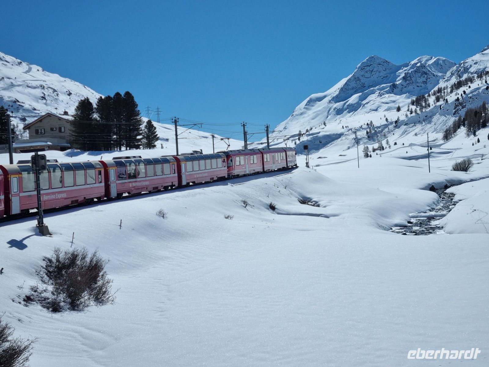 Fahrt mit dem Bernina-Express... - von Zermatt nach Brig (Mattertal)