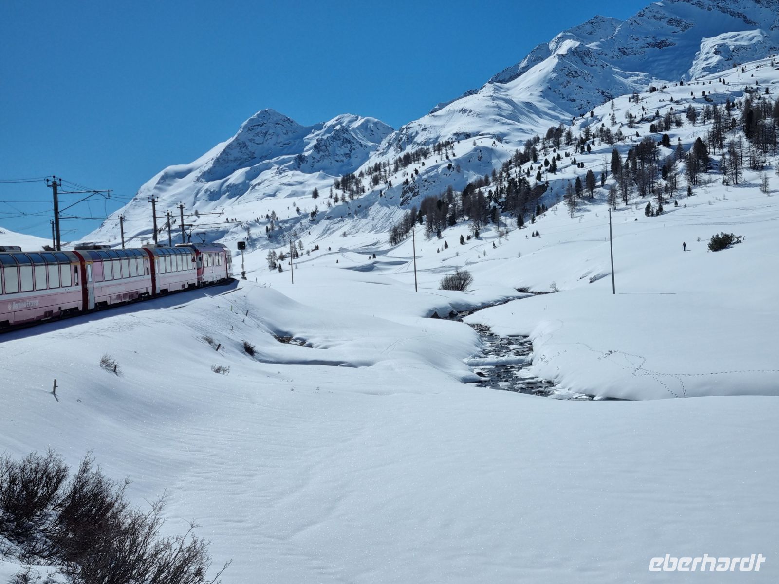 Fahrt mit dem Bernina-Express...