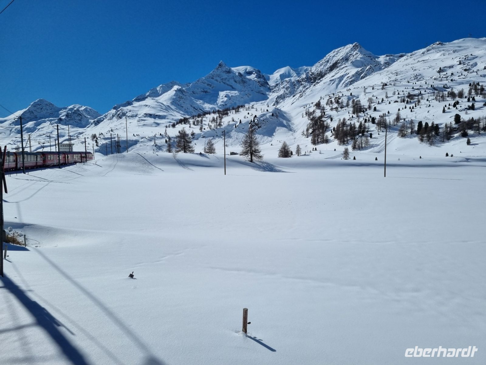 Fahrt mit dem Bernina-Express... 