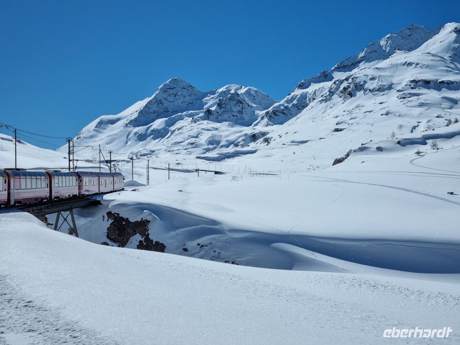 Fahrt mit dem Bernina-Express... 