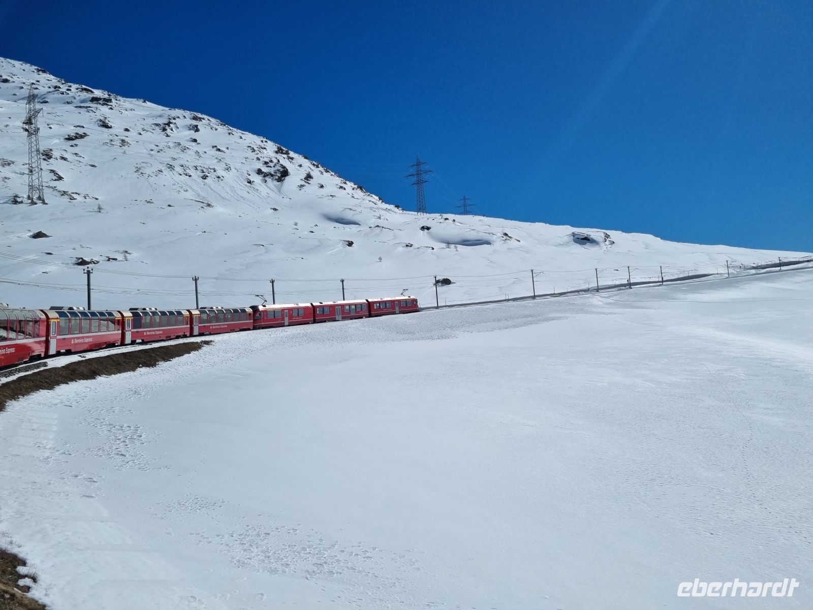 Fahrt mit dem Bernina-Express... 