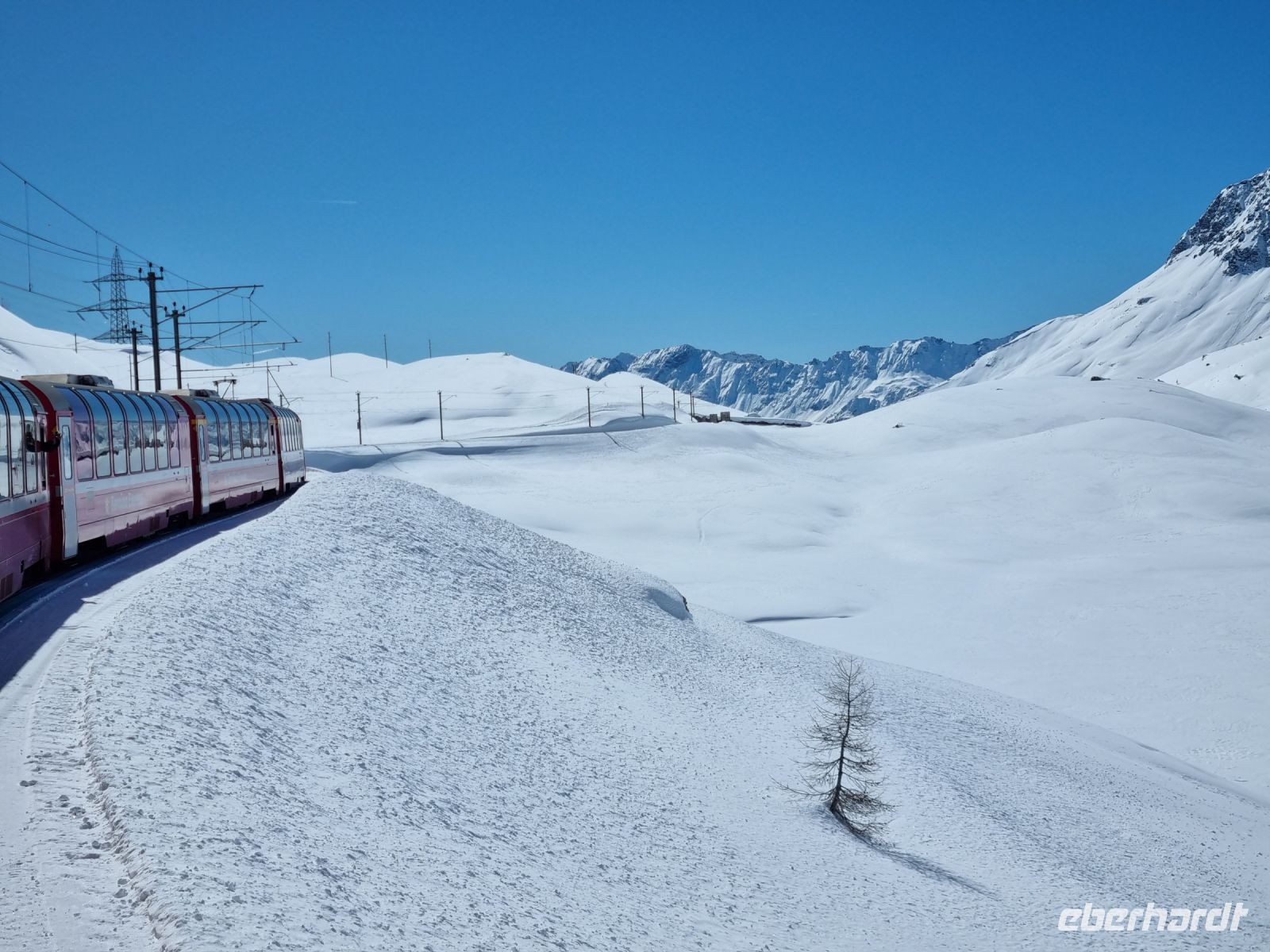 Fahrt mit dem Bernina-Express... 