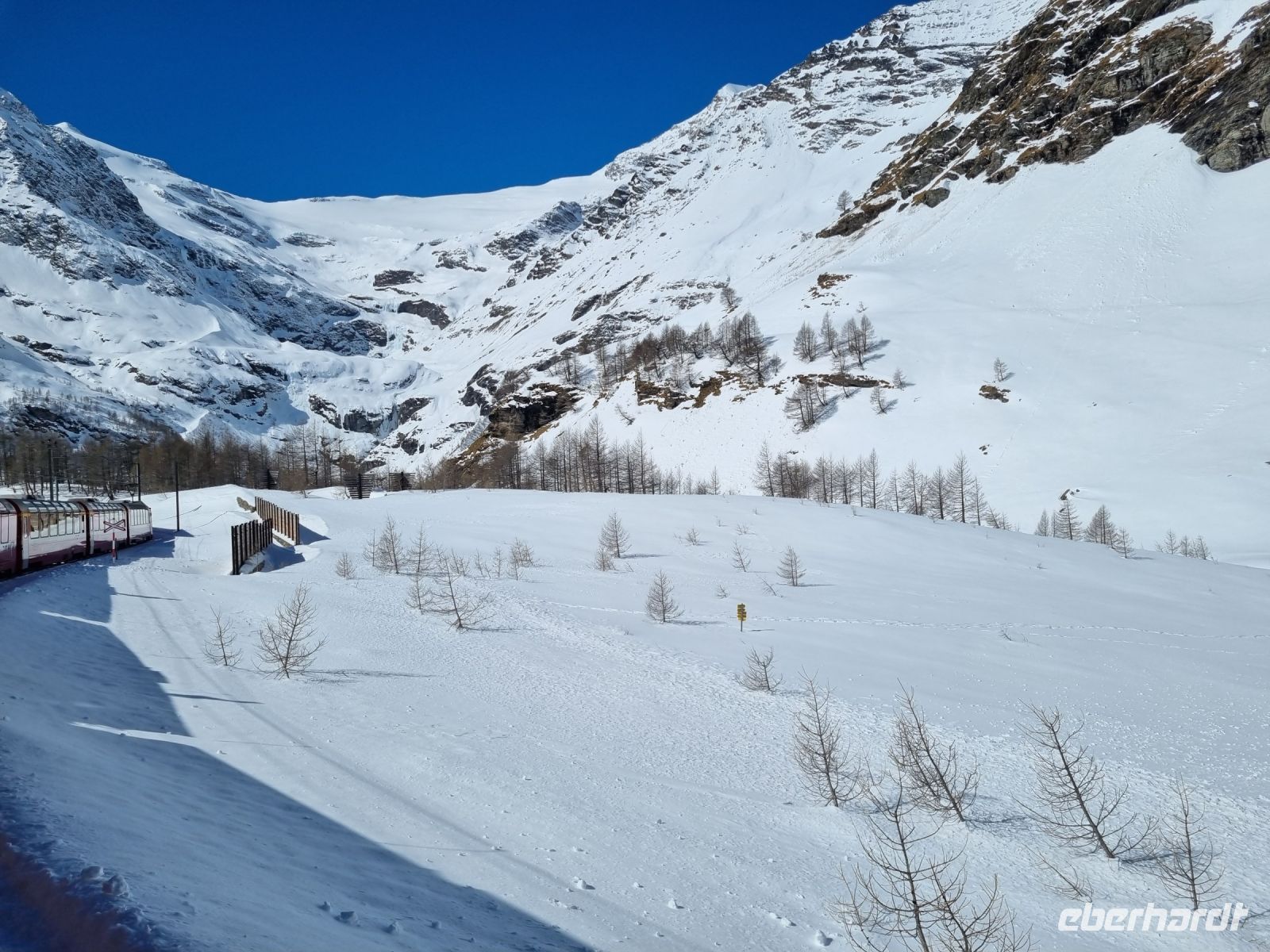 Fahrt mit dem Bernina-Express... 