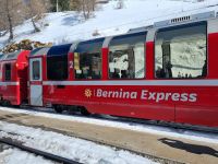 Fahrt mit dem Bernina-Express...