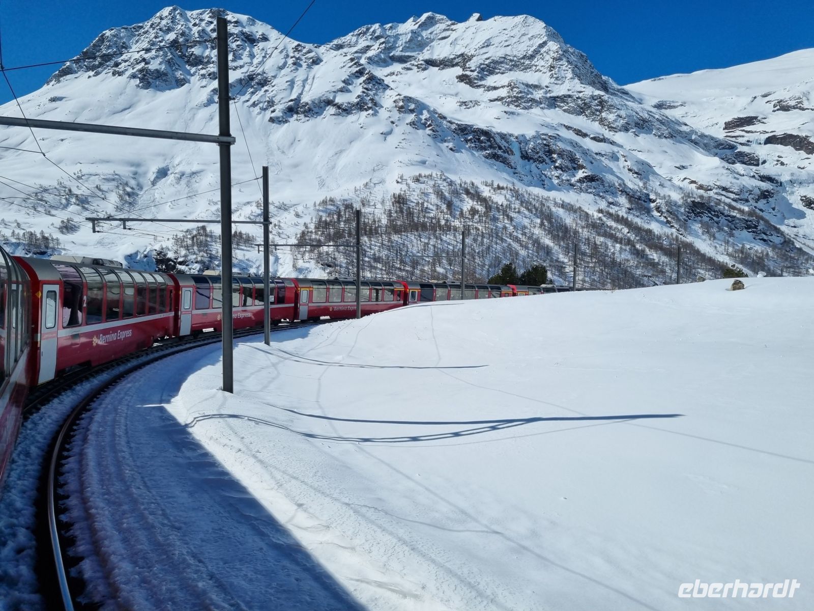 Fahrt mit dem Bernina-Express...