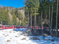 Fahrt mit dem Bernina-Express...