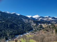 Fahrt mit der Arosa-Bahn durch das Schanfigg...