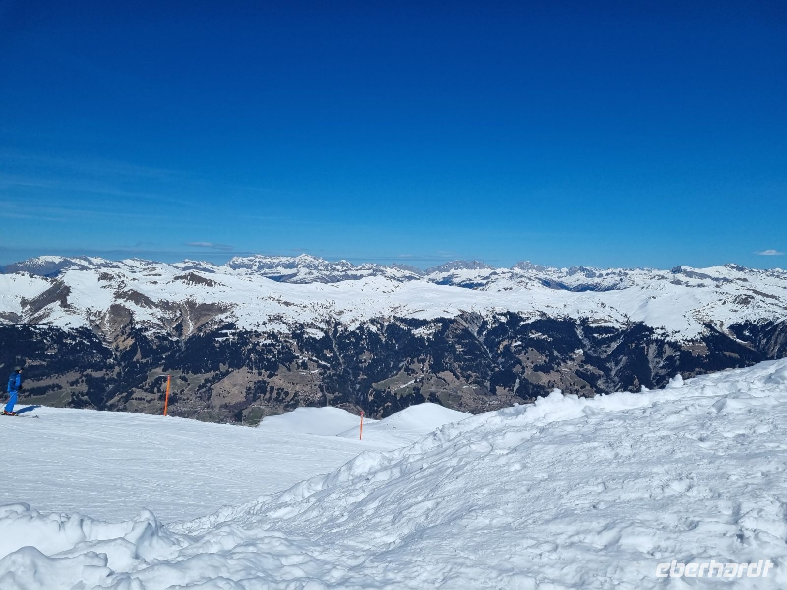 Panorama auf dem Weisshorn...