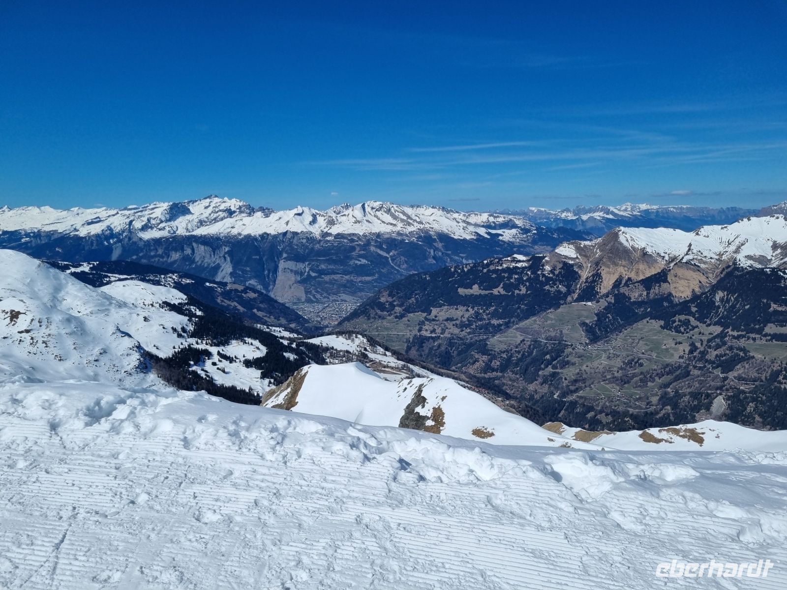 Panorama auf dem Weisshorn...
