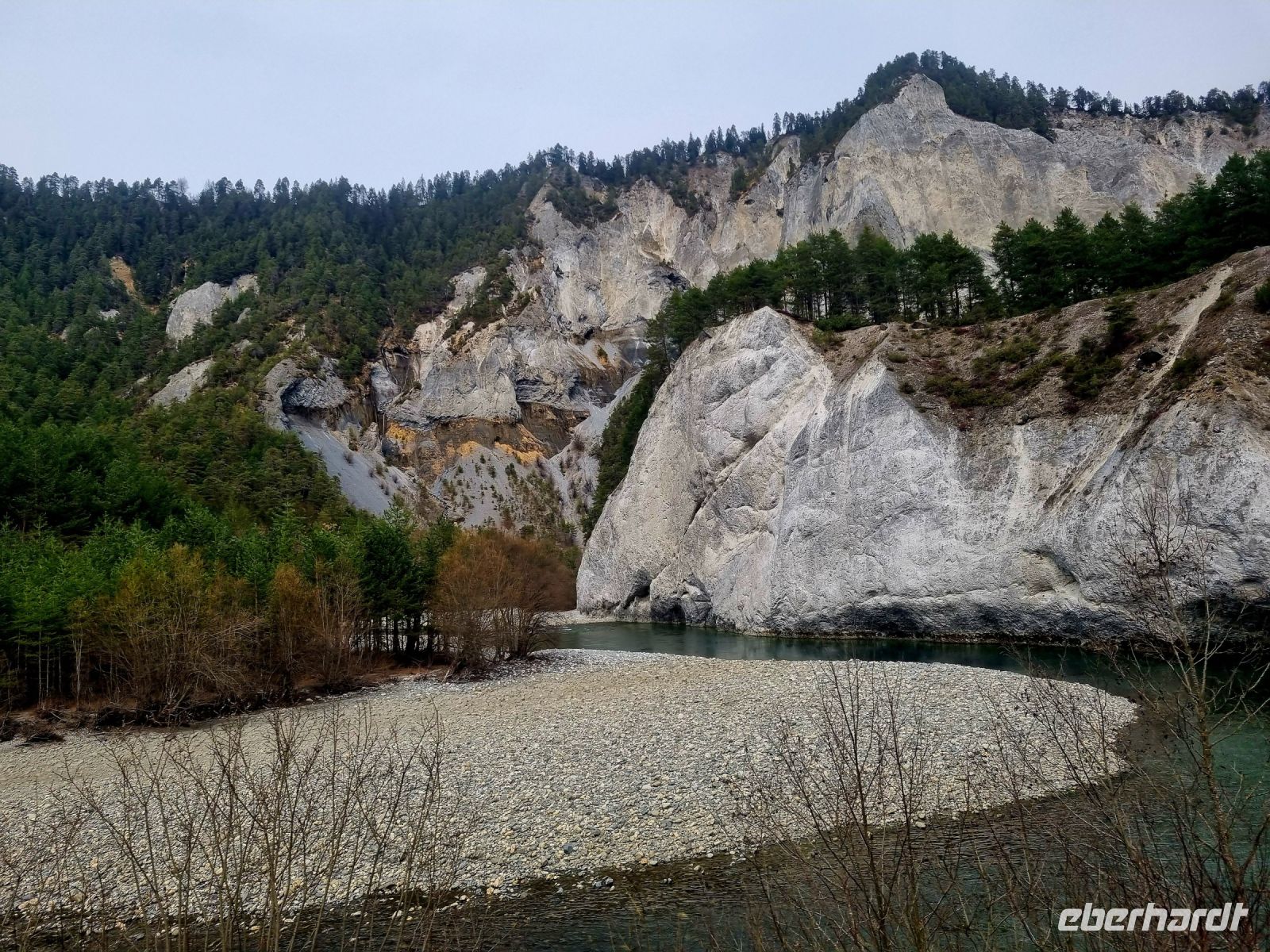 Fahrt mit dem Glacier-Express - Rheinschlucht 