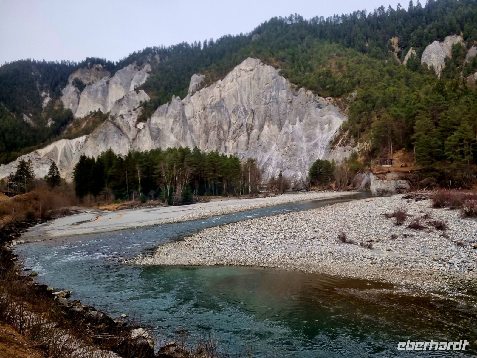 Fahrt mit dem Glacier-Express - Rheinschlucht 