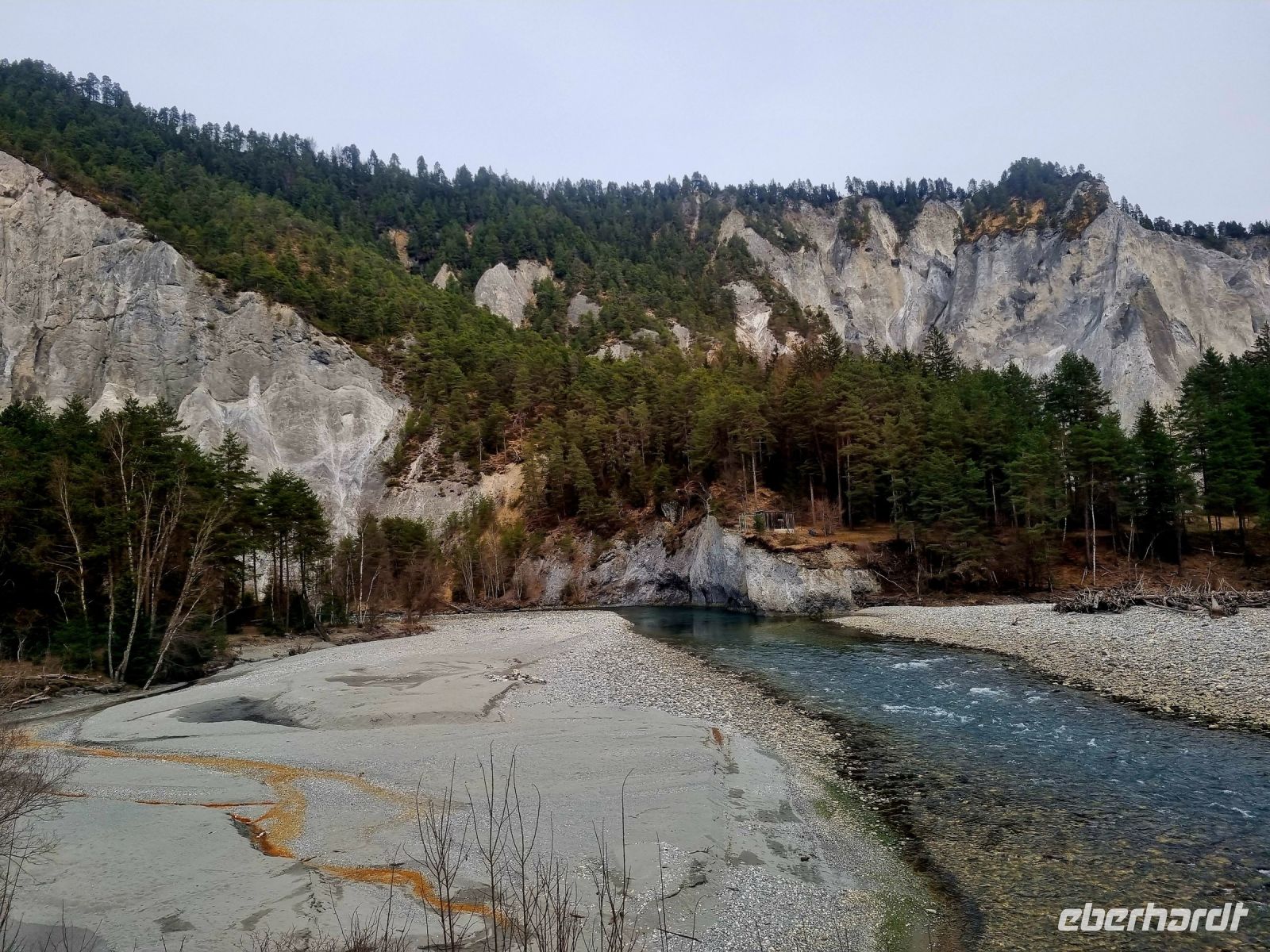 Fahrt mit dem Glacier-Express - Rheinschlucht 