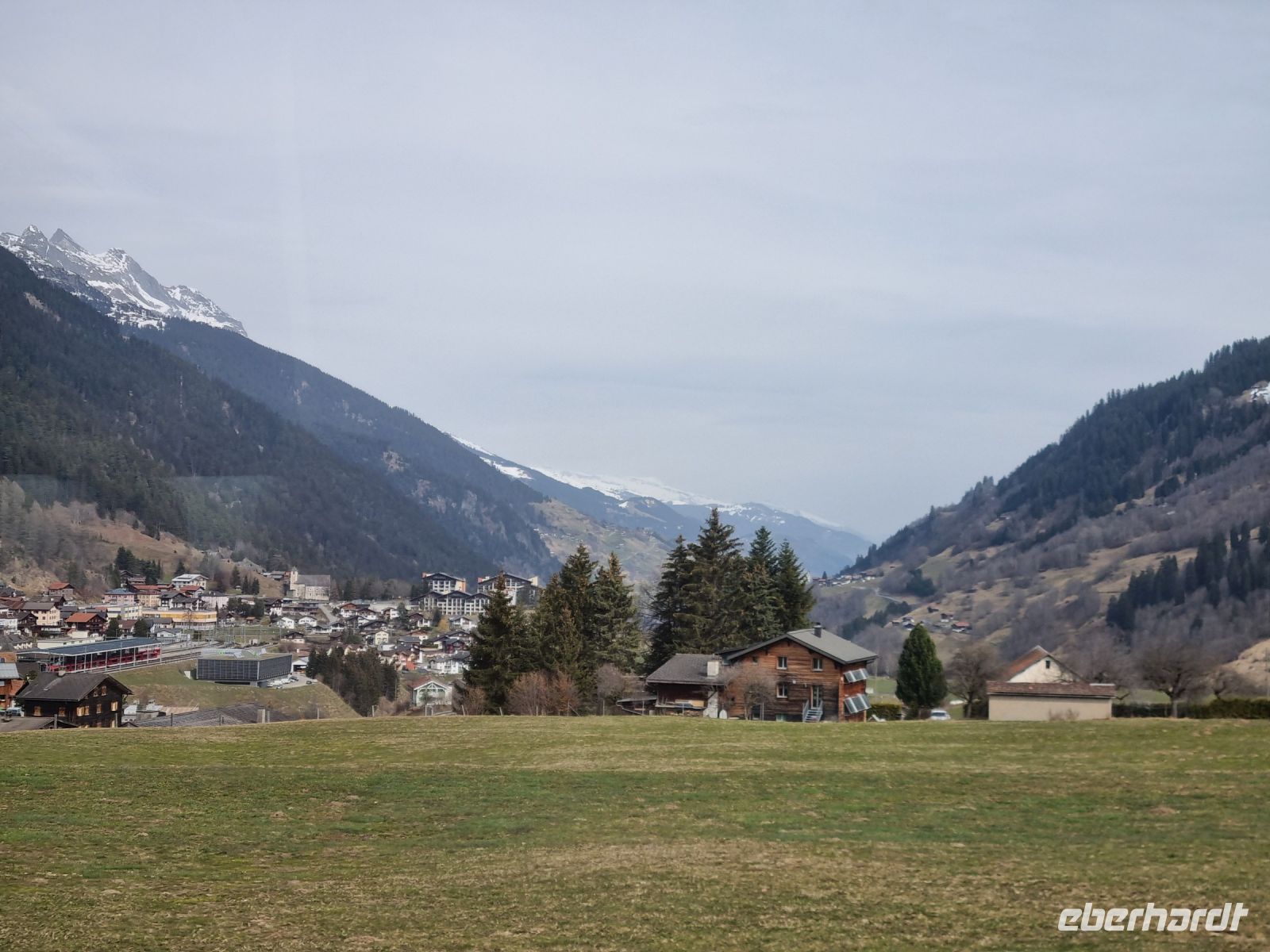 Fahrt mit dem Glacier-Express - von Disentis zum Oberalppass...