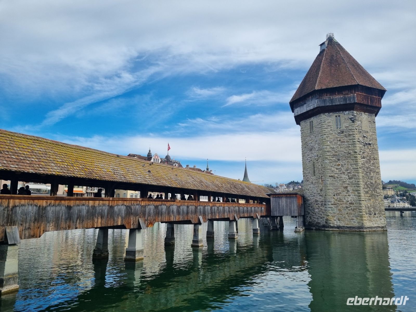 Luzern - Kapellbrücke mit Wasserturm