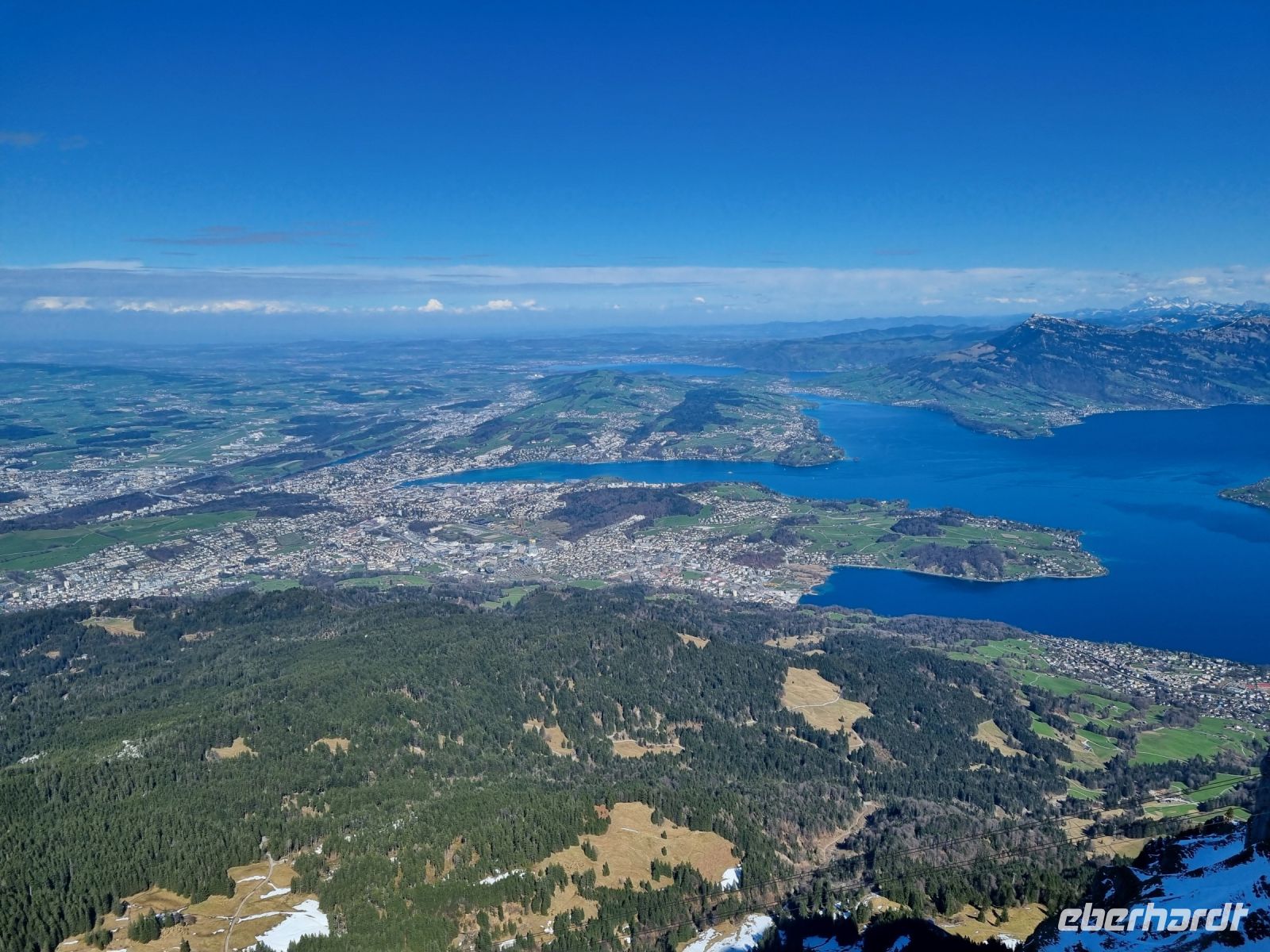 Pilatus - Blick zum Vierwaldstättersee 