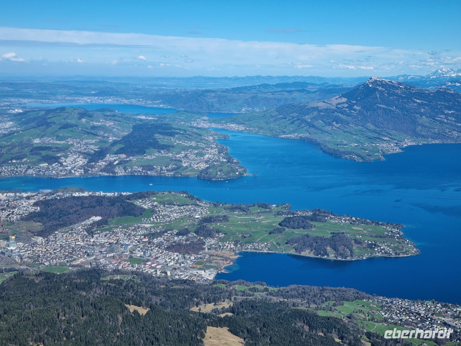 Pilatus - Blick zum Vierwaldstättersee 
