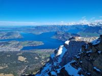 Blick auf den Vierwaldstättersee...