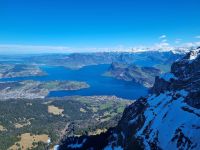 Blick auf den Vierwaldstättersee...