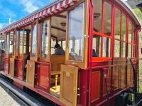 Nostalgie-Wagen der Rigi-Dampfbahn 
