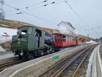 Rigi-Dampfbahn auf Rigi-Kulm