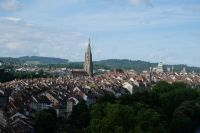 Im Hintergrund rechts das Bundeshaus