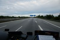 Die Autobahn Richtung Schweiz ist frei 